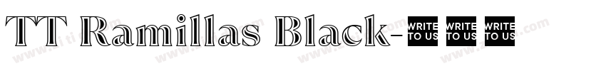 TT Ramillas Black字体转换 TT Ramillas Black字体转换